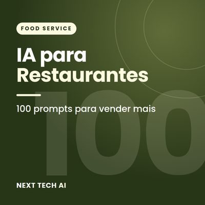 IA para Restaurantes e Lanchonetes: 100 Prompts