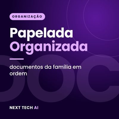 Papelada Organizada: Documentos em Ordem