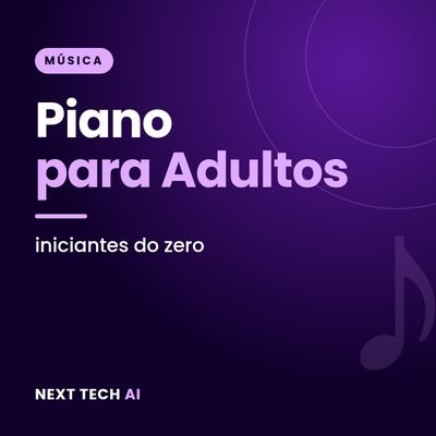 Piano para Adultos Iniciantes