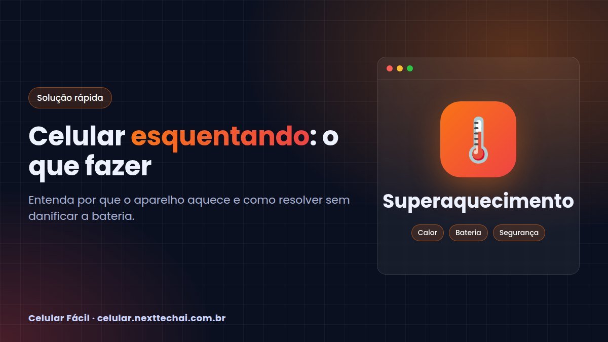 Celular esquentando: causas e soluções que funcionam