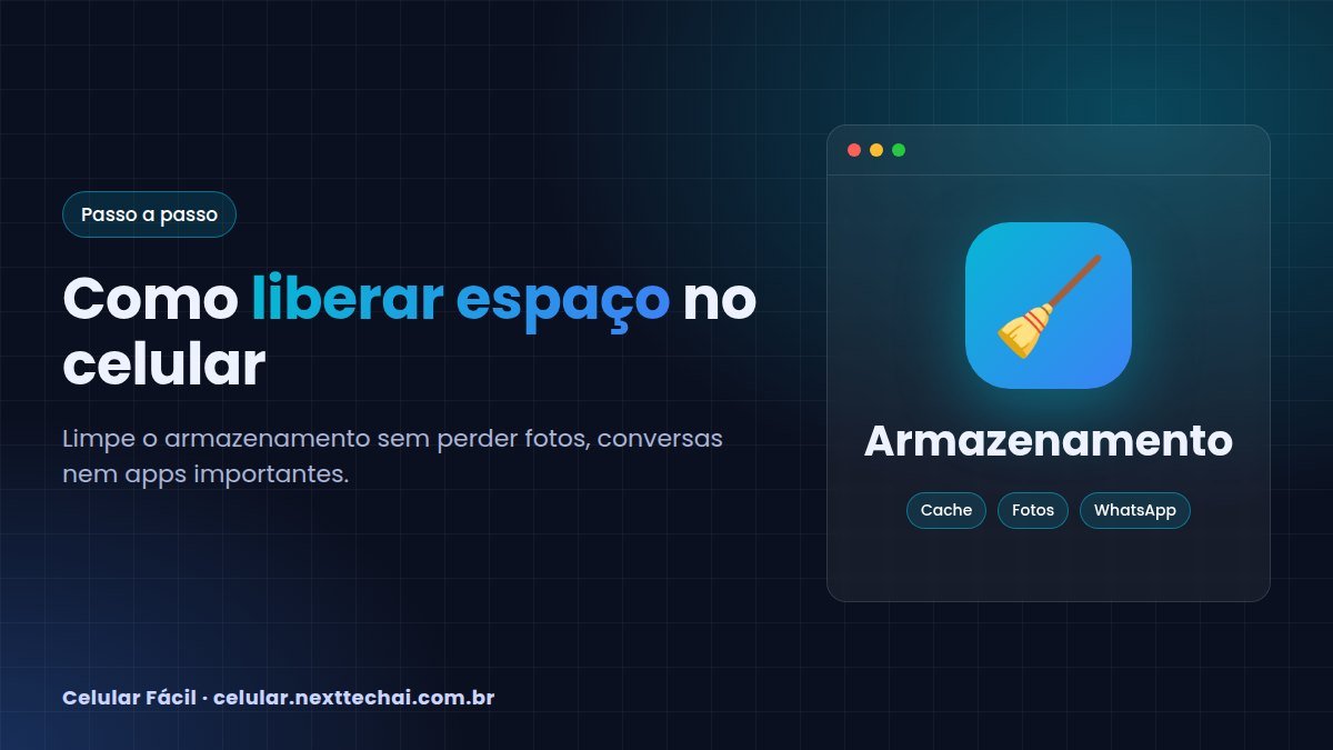 Como liberar espaço no celular: guia completo e seguro