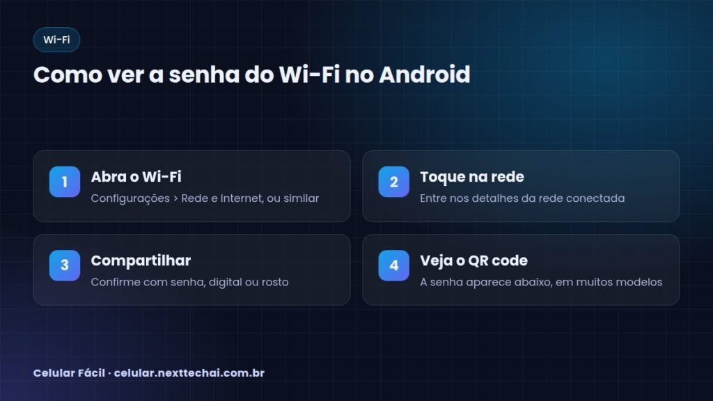Como ver a senha do Wi-Fi no Android