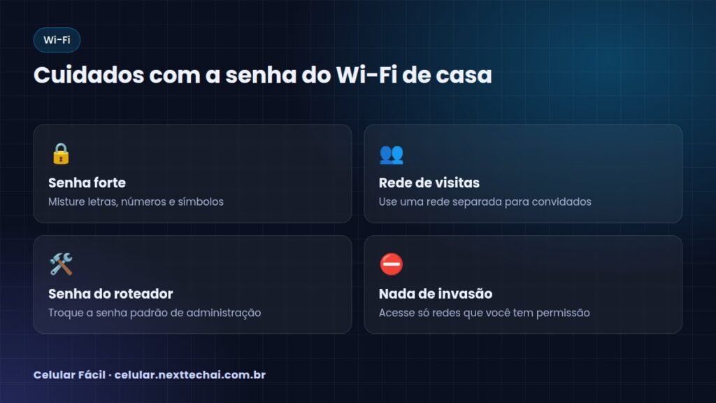 Cuidados com a senha do Wi-Fi de casa